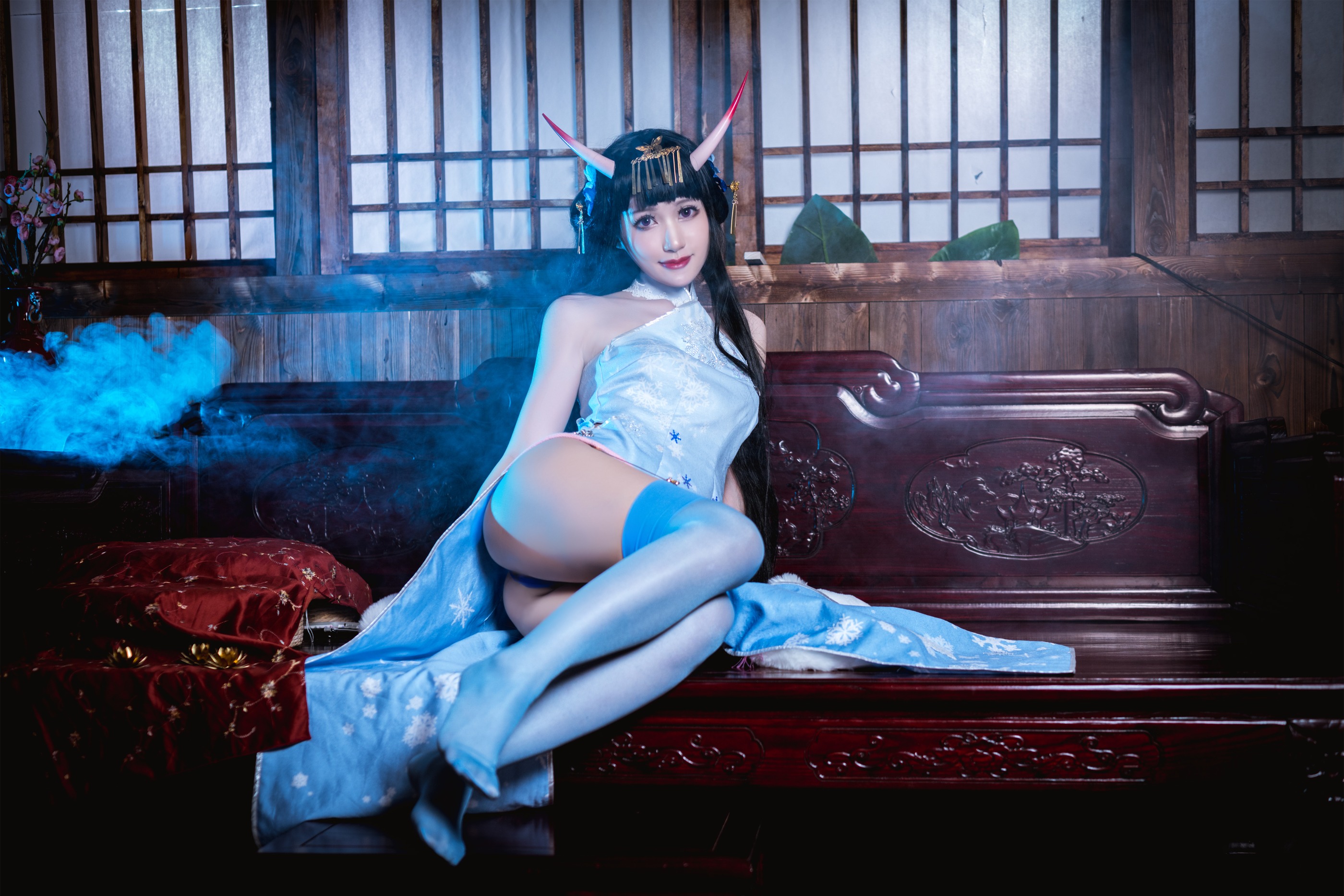 图片[1]-木之本果 – NO.009 花容本-能代-冬雪沁香[20P]-XikXak